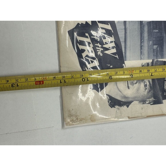Antique LAW OF THE TRAIL Movie Print Hopalong Cassidy Prod. William Boyd - Picture 9 of 13